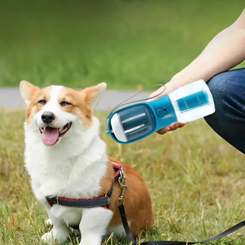 . 3-in-1 , Dog Water Cup Drinking Food Garbage Bag Three-in-one Portable Small Multi-functional Pet Cups Pets Supplies